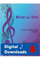 Music for Two #3 Gilbert & Sullivan, Irish Music and Rags Flute/ Oboe and Clarinet cover